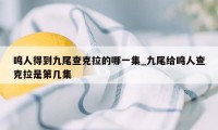 鸣人得到九尾查克拉的哪一集_九尾给鸣人查克拉是第几集