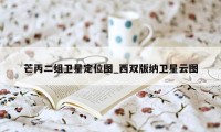 芒丙二组卫星定位图_西双版纳卫星云图