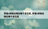 奔驰s和帕拉梅拉哪个定位高_奔驰s和帕拉梅拉哪个定位高