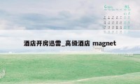 酒店开房迅雷_高级酒店 magnet